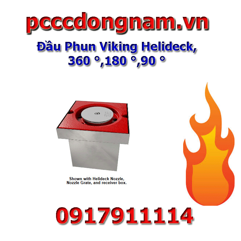 Đầu Phun Viking Helideck,360 °,180 °,90 °, Báo giá đầu Phun Sprinkler Viking 2020