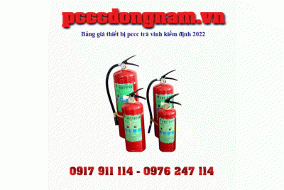 Bảng giá thiết bị pccc trà vinh kiểm định 2022
