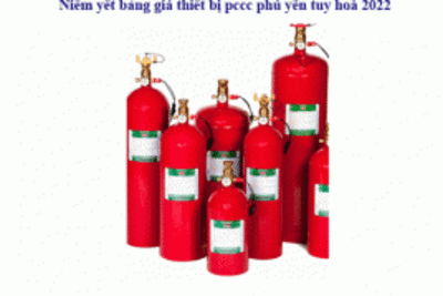 List price list of fire protection equipment Phu Yen Tuy Hoa 2022
