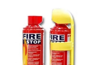 Fire fighting equipment for cars and motorcycles
