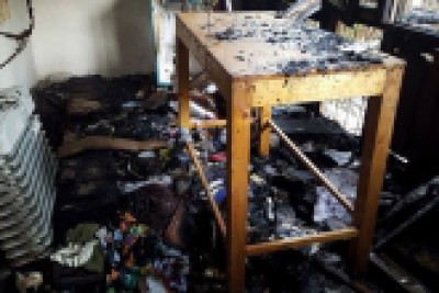 Many people panicked when the 5-storey dormitory house caught fire