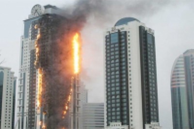 Why are apartment buildings at high risk of fire and explosion