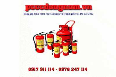 Price list of Dragon and Chinese fire extinguishers in Da Lat 2022