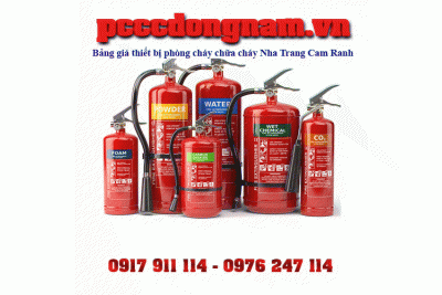 Price list of fire protection equipment Nha Trang Cam Ranh