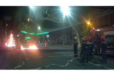 Explosion of decorative lighting system in Thua Thien Hue