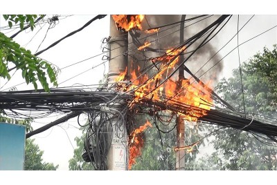 Extinguish an electrical fire with which fire protection equipment?
