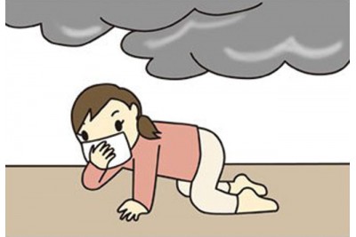 Escape skills in case of fire