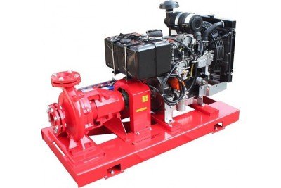 Hyundai D4BB fire pump with powerful diesel engine