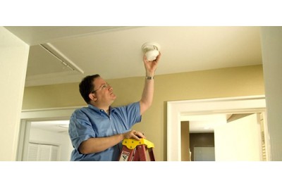 Where is the most effective place to install fire alarms