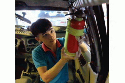 Regulations on the number of locations to place fire extinguishers on cars