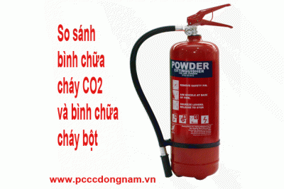 Compare CO2 fire extinguishers and powder fire extinguishers