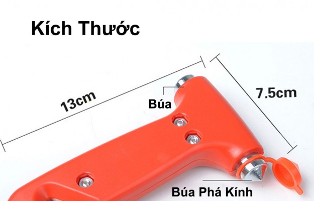 Búa Thoát Hiểm Vật Dụng Vô Cùng Cần Thiết Trên Ô Tô