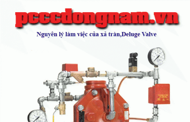 Nguyên lý làm việc của xả tràn,Deluge Valve