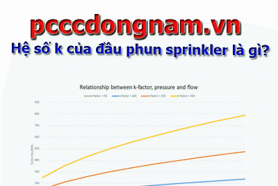 Hệ số k của đầu phun sprinkler là gì,Cách tính hệ số cho đầu phun sprinkler