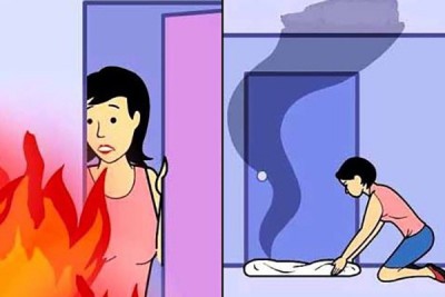 Một số sai lầm mà con người thường mắc phải khi tự cứu mình khỏi đám cháy