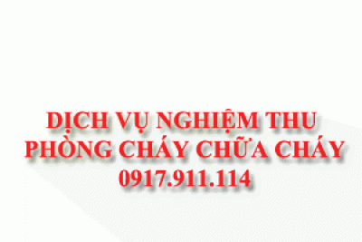 Thủ tục nghiệm thu công trình phòng cháy chữa cháy