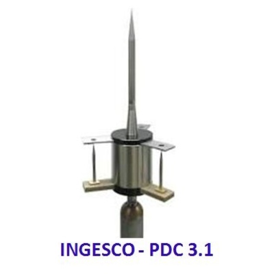Active lightning collector INGESCO- PDC 3.1, Construction of early pioneer lightning collector 2022