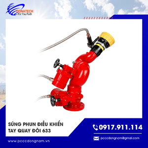 Súng phun điều khiển tay quay đôi 633