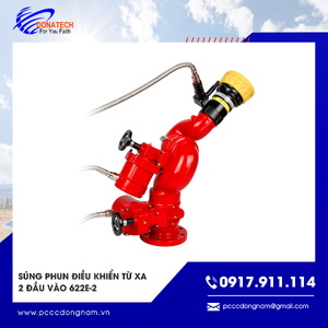 Súng phun điều khiển từ xa 2 đầu vào 622E-2