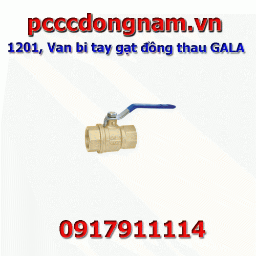 1201, GALA brass lever ball valve
