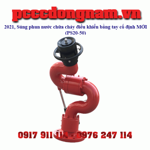 Súng phun nước chữa cháy điều khiển bằng tay cố định MỚI PS20-50