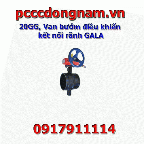 20GG, GALA Groove Connection Control Butterfly Valve