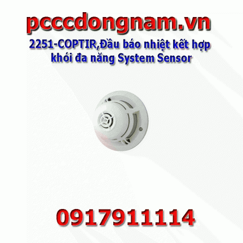 2251-COPTIR, Đầu báo nhiệt kết hợp khói đa năng System Sensor