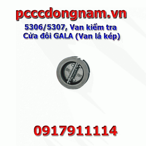 5306/5307, GALA Double Door Check Valve (Dual Leaf Valve)