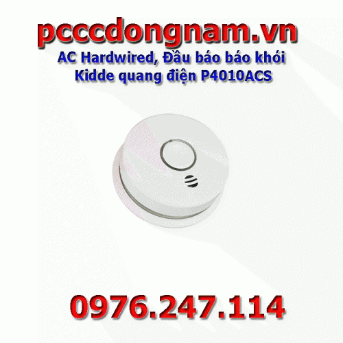 AC Hardwired Photoelectric Smoke Alarm P4010ACS