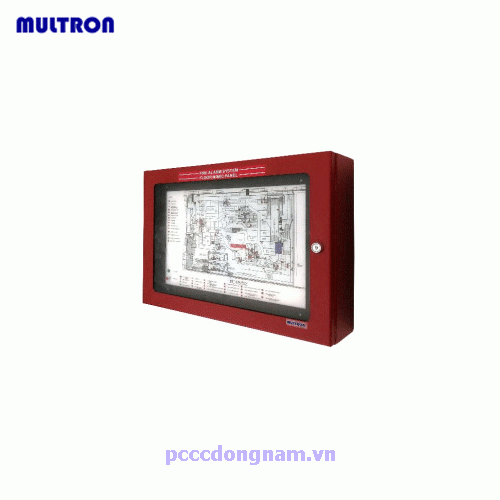Mimic LED Control Panel, Multron Addressable Fire Alarm Catalog