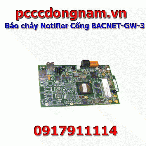 Báo cháy Notifier Cổng BACNET-GW-3