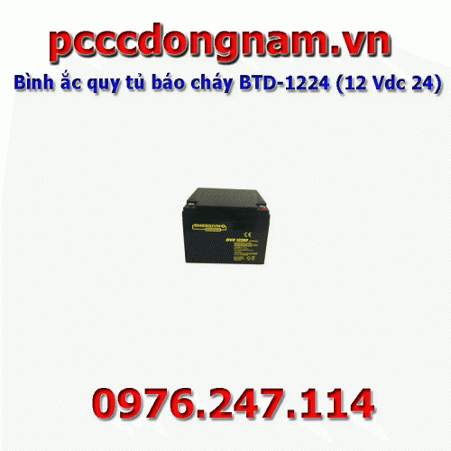 BTD-1224 fire alarm cabinet battery 12 Vdc 24