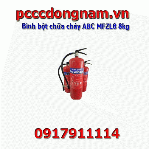 ABC fire extinguisher powder MFZL8 8kg