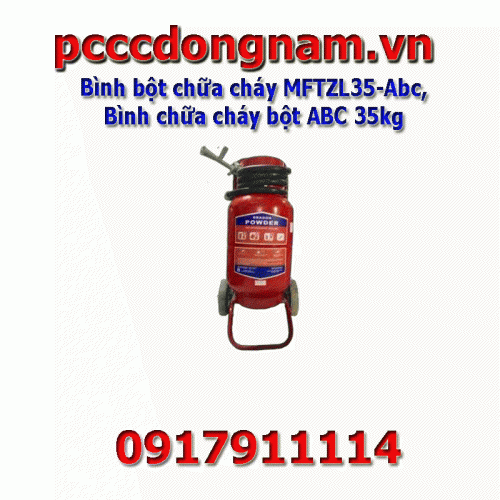 Fire extinguisher powder MTZSL35-Abc,ABC powder fire extinguisher 35kg