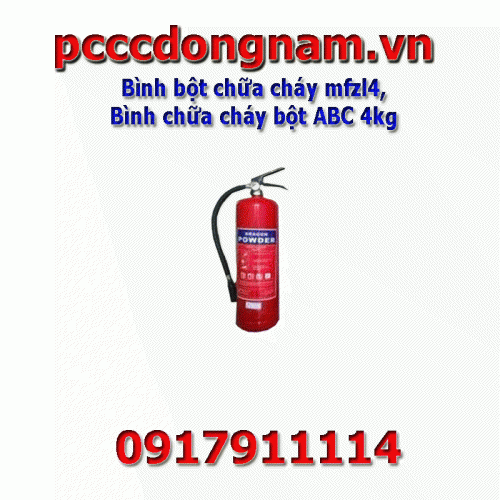 mfzl4 fire extinguisher powder, ABC powder fire extinguisher 4kg