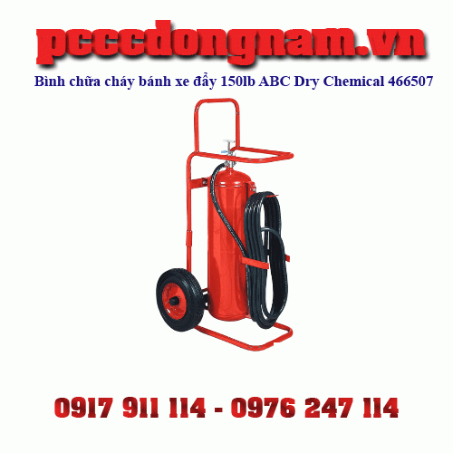 Wheeled Extinguisher 150lb ABC Dry Chemical 466507