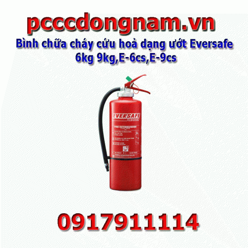 Eversafe wet fire extinguisher 6kg 9kg