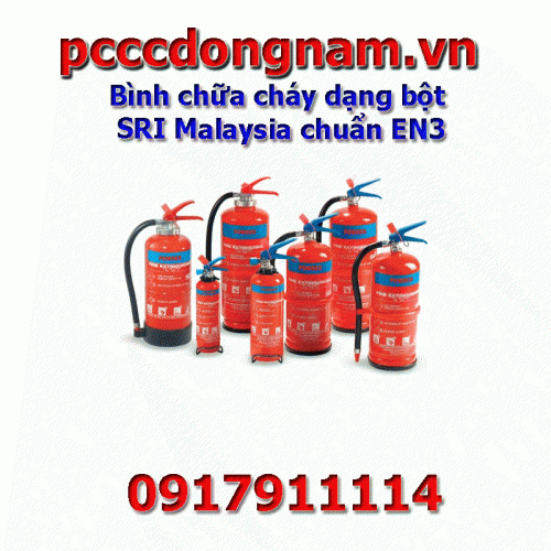 SRI Malaysia powder fire extinguisher ,EN3 standard