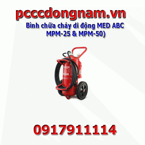 Mobile Fire Extinguishers MED ABC MPM-25 MPM-50