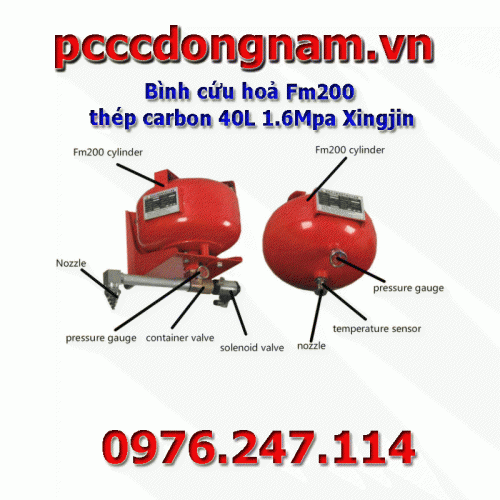20L hanging FM200 fire extinguisher used for telecommunications facilities