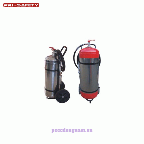 Stainless-Steel Foam Wheeled Fire Extinguisher