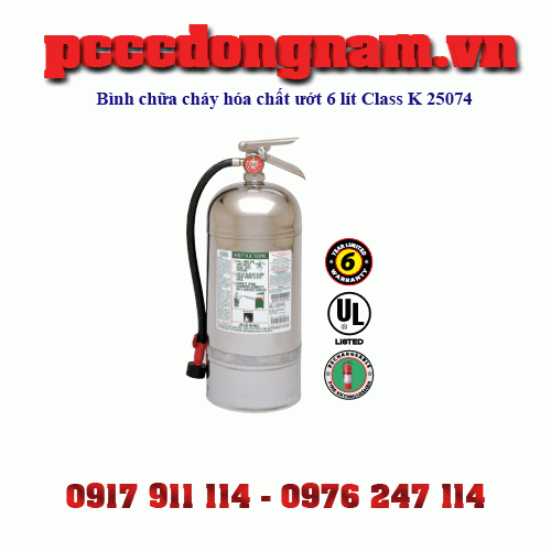 6 Liter Class K Wet Chemical Fire Extinguisher 25074