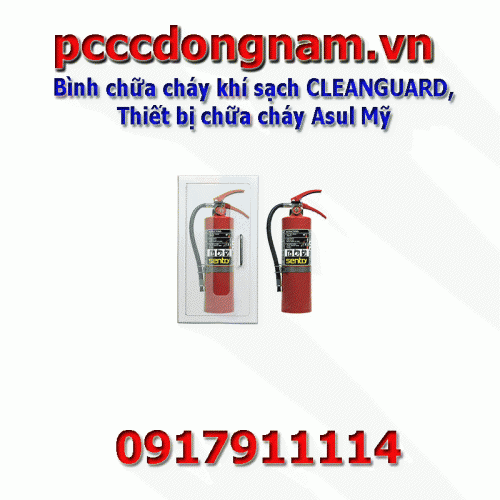 Clean gas fire extinguisher CLEAGUARD,Asul American fire fighting equipment