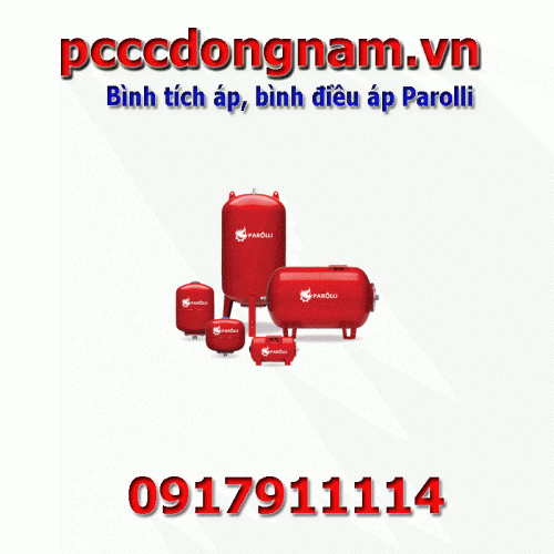 Pressure accumulators, pressure vessels Parolli