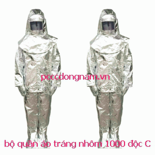 1000 degrees C aluminum coated clothes set