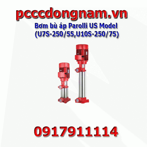 Pressure compensating pump Parolli US Model