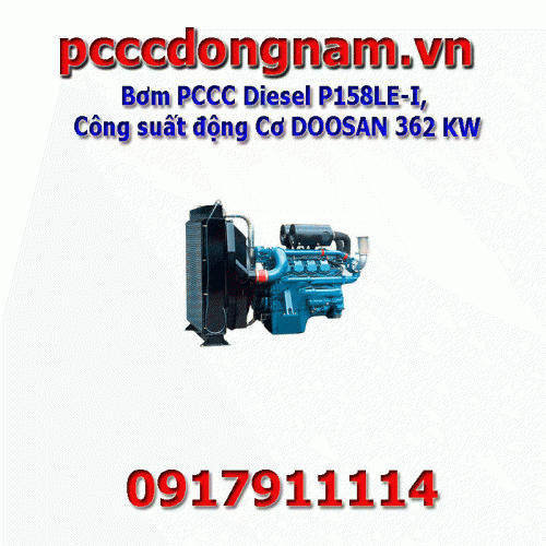 Diesel Fire Pump P158LE-I Engine Power DOOSAN 362 KW