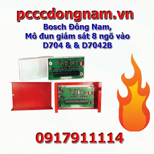 Bosch Đông Nam, Mô đun giám sát 8 ngõ vào D704 và D7042B
