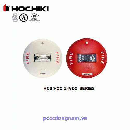 Cách đấu chuông đèn báo cháy Hochiki HCC24CR