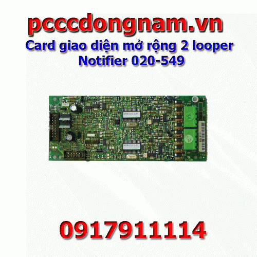 Card giao diện mở rộng 2 looper Notifier 020-549